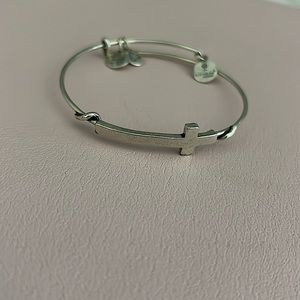 Alex and ani cross bracelet